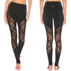 ALO Yoga High Waist Wrapped Mesh Stirrup Legging